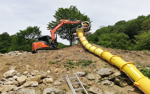 WORK: FIXING A DAMAGED ESCARPMENT’S RETAINING WALL