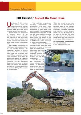 MB Crusher Bucket On Cloud Nine